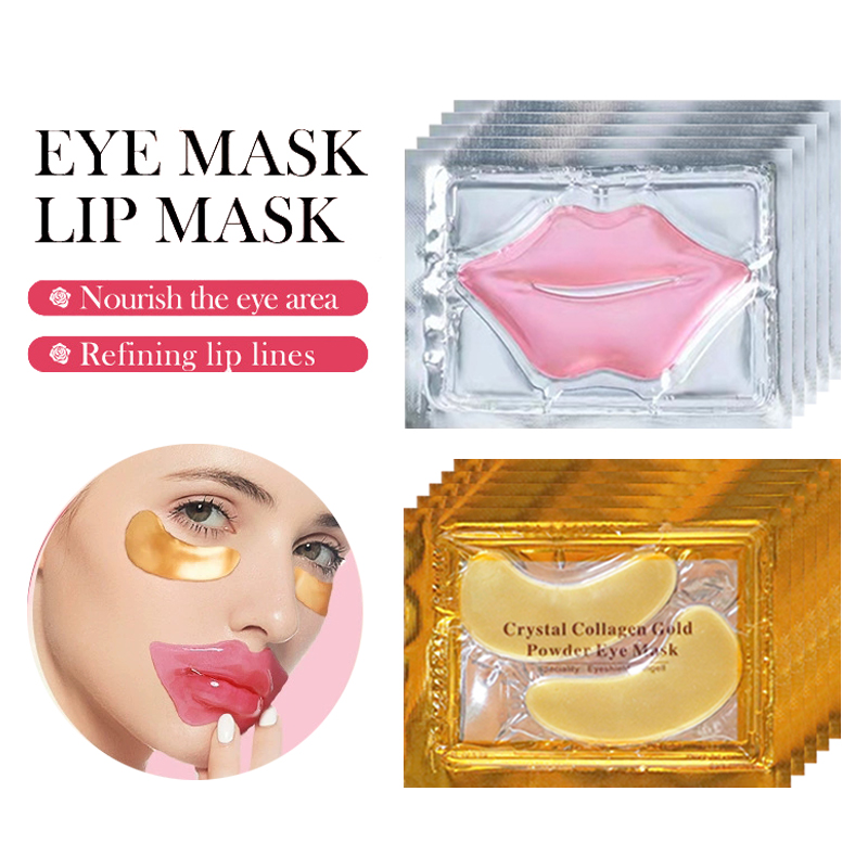 Skincare Collagen - 10/20pcs 골든 크리스탈 콜라겐 아이 마스크