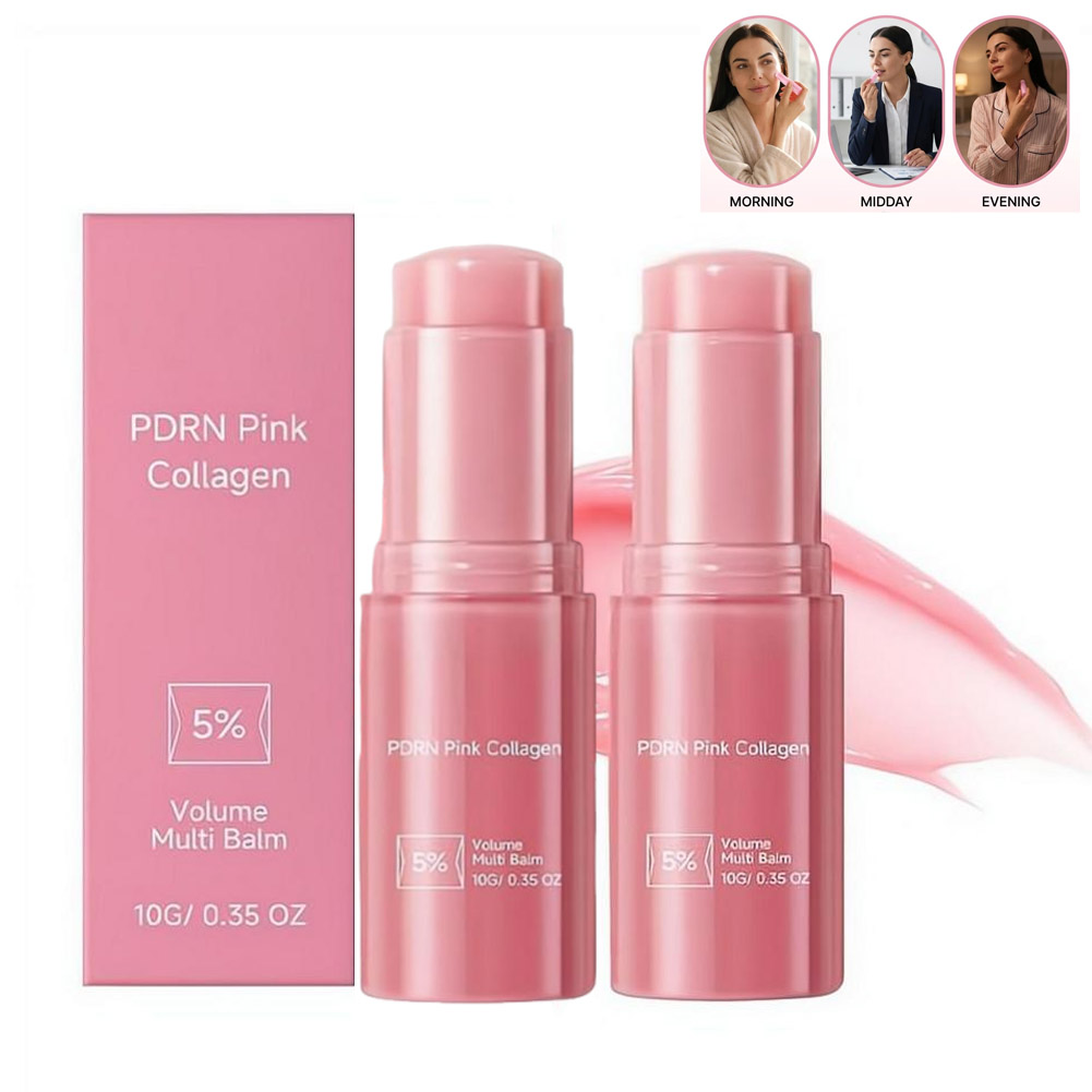 Skincare Glow Glowing - 콜라겐 볼륨 바운스 멀티밤 포 립