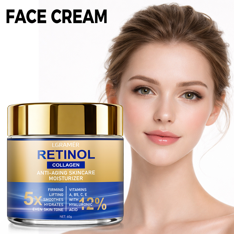 Skincare Retinol - 레티놀 페이스 크림 모이스춰라이징 링클 리무버