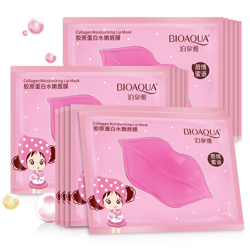 Skincare Collagen - 15pcs BIOAQUA 크리스탈 콜라겐 립 마스크