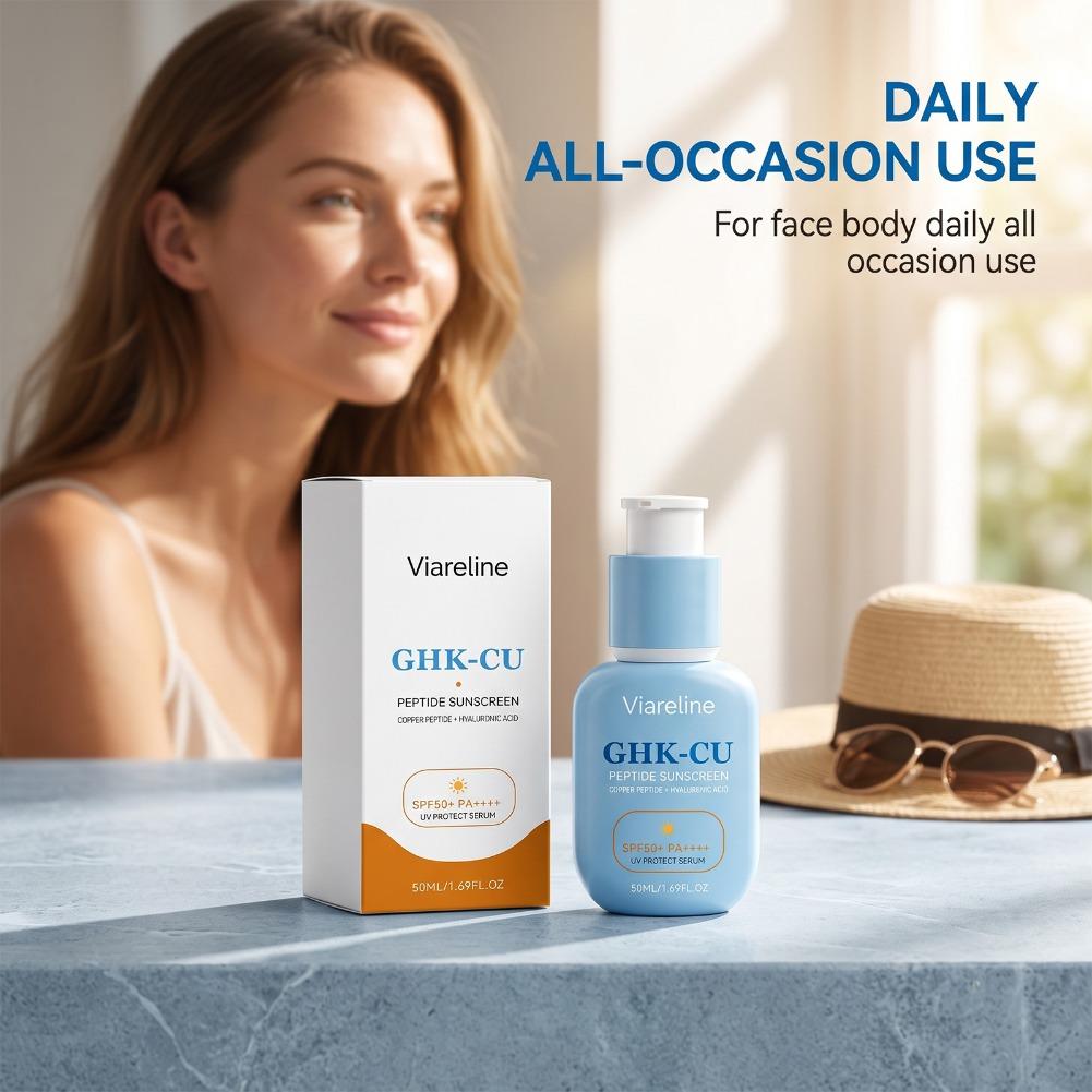 50ml GHK-Cu 펩타이드 선스크린 구리 히알루론산 - Spf 50 Sunscreen 리뷰 및 가격