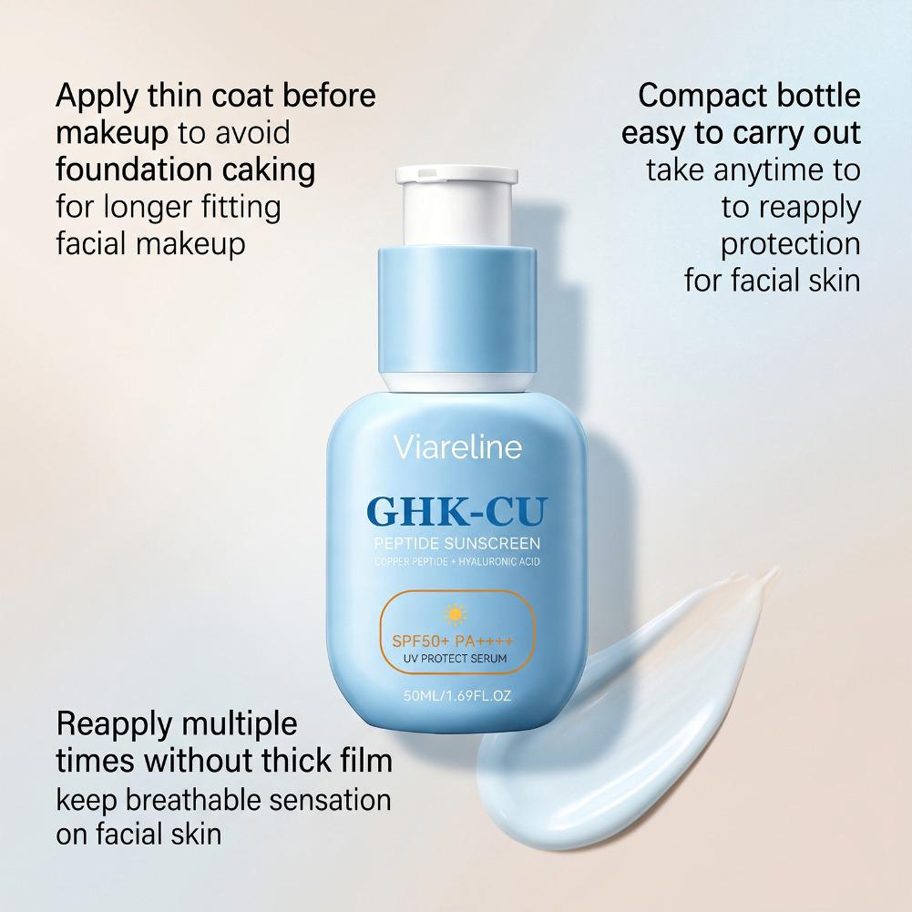50ml GHK-Cu 펩타이드 선스크린 구리 히알루론산 - Spf 50 Sunscreen 리뷰 및 가격