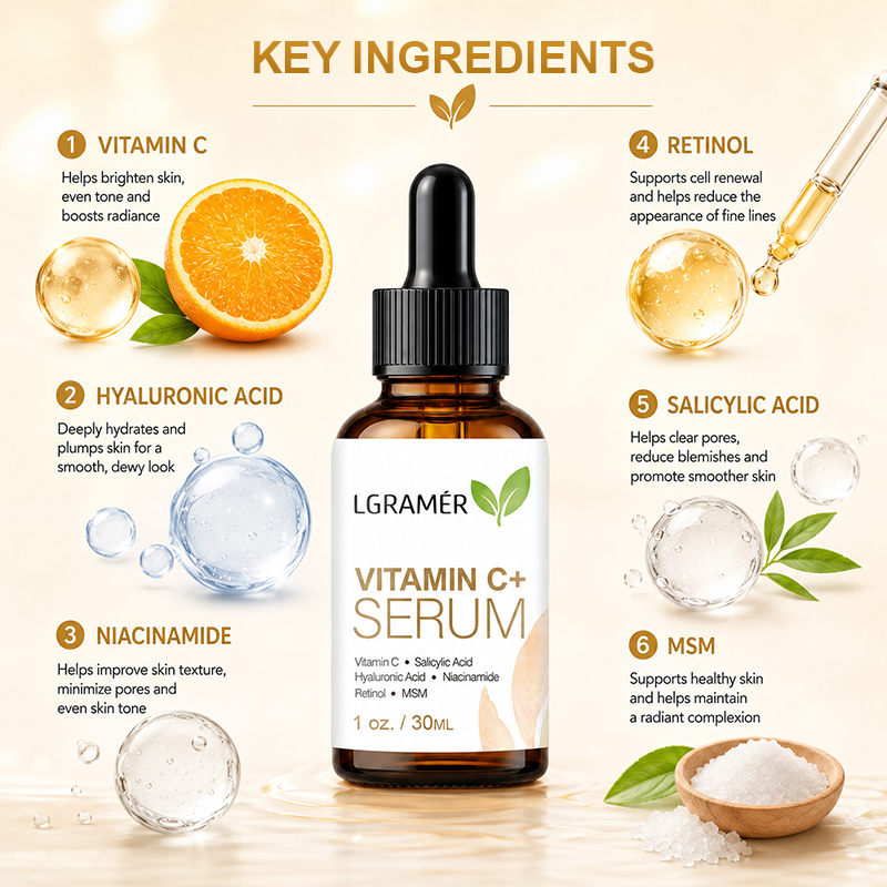 비타민 C+ 히알루론산 함유 브라이트닝 안티에이징 수분 - Hyaluronic Acid Serum 리뷰 및 가격