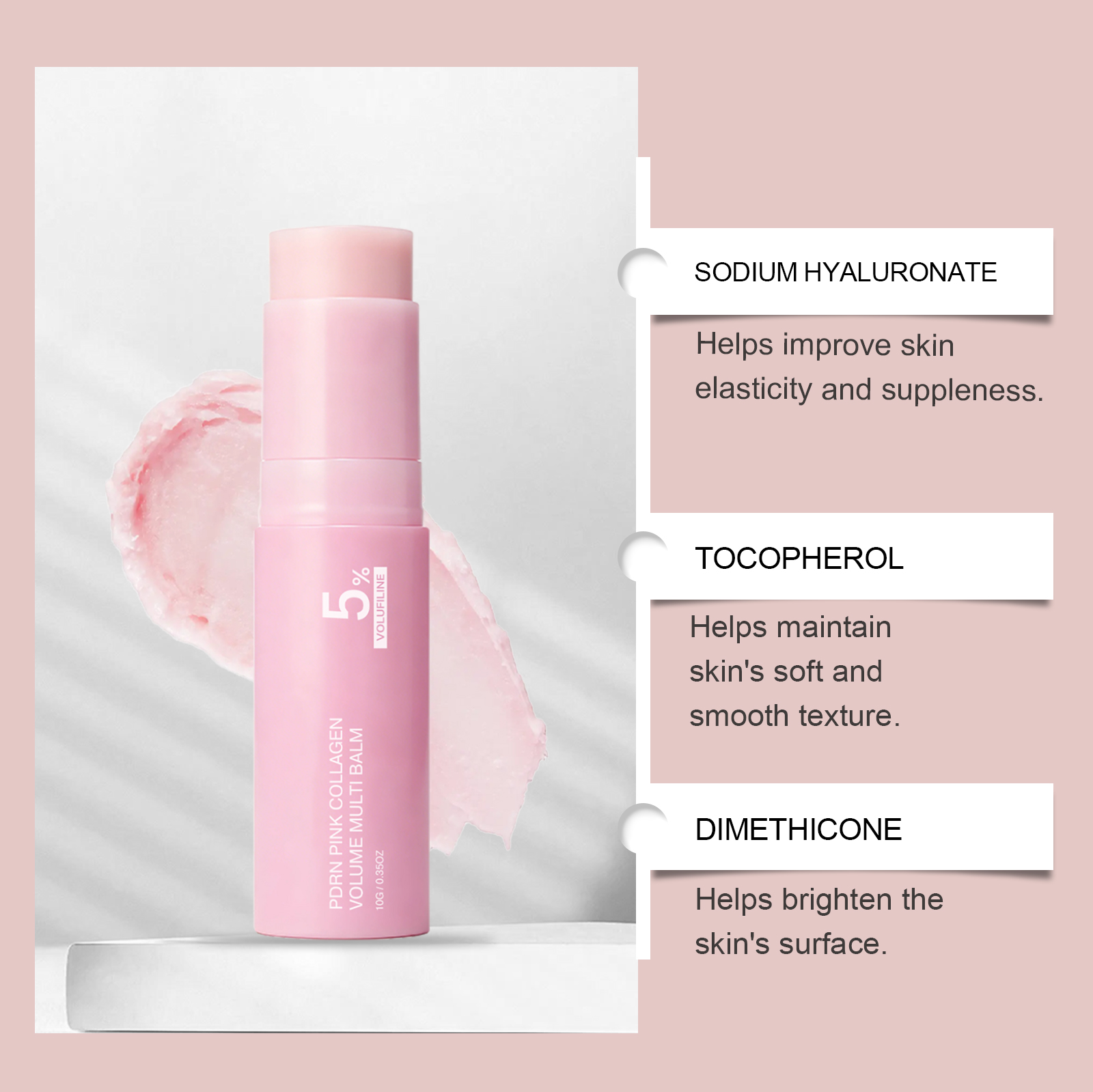 K-뷰티 PDRN 5% 볼루필린 & 콜라겐 멀티밤 스틱 - Skincare Retinol 리뷰 및 가격
