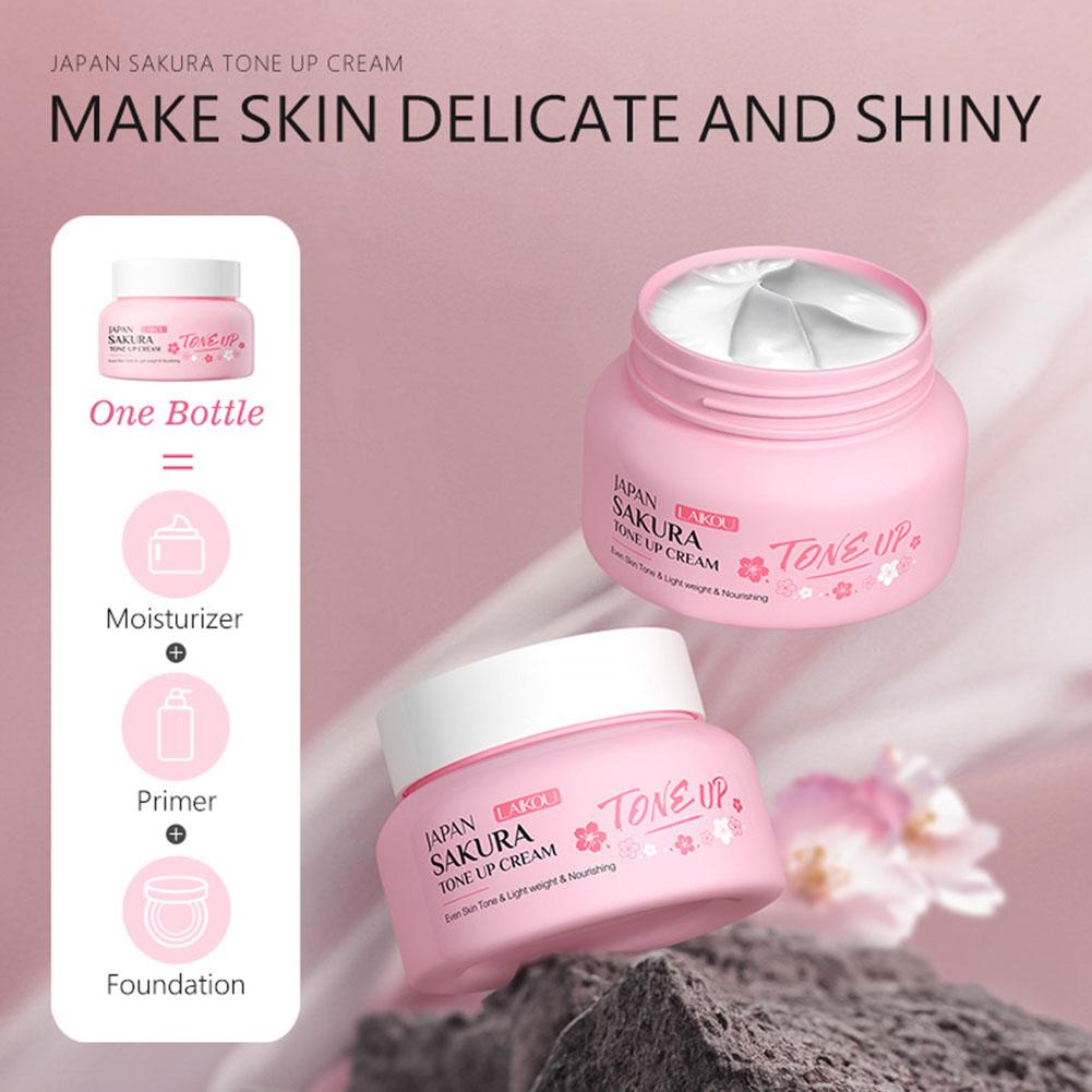 페이셜 모이스처라이저 톤업 페이스 크림, 사쿠라 에센스 - Skincare Glow Glowing 리뷰 및 가격