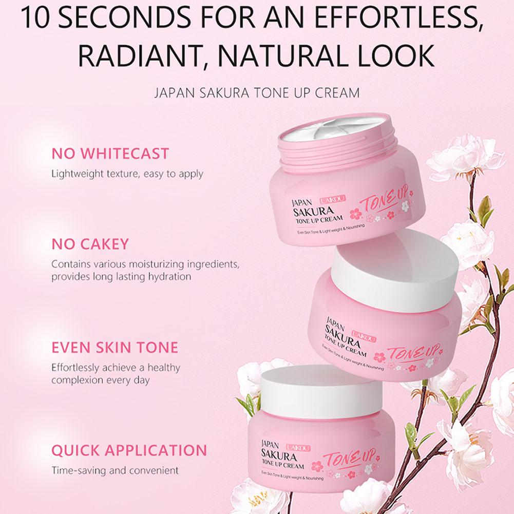페이셜 모이스처라이저 톤업 페이스 크림, 사쿠라 에센스 - Skincare Glow Glowing 리뷰 및 가격