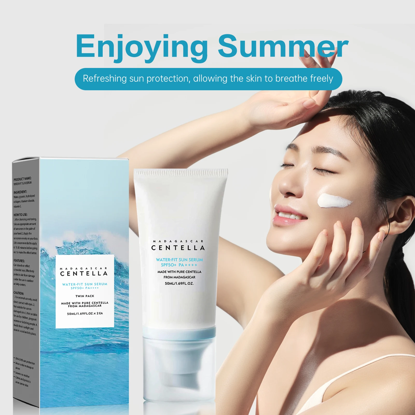 2/1개 SPF50+ 선크림 센텔라 강력한 자외선 차단 - Spf 50 Sunscreen 리뷰 및 가격