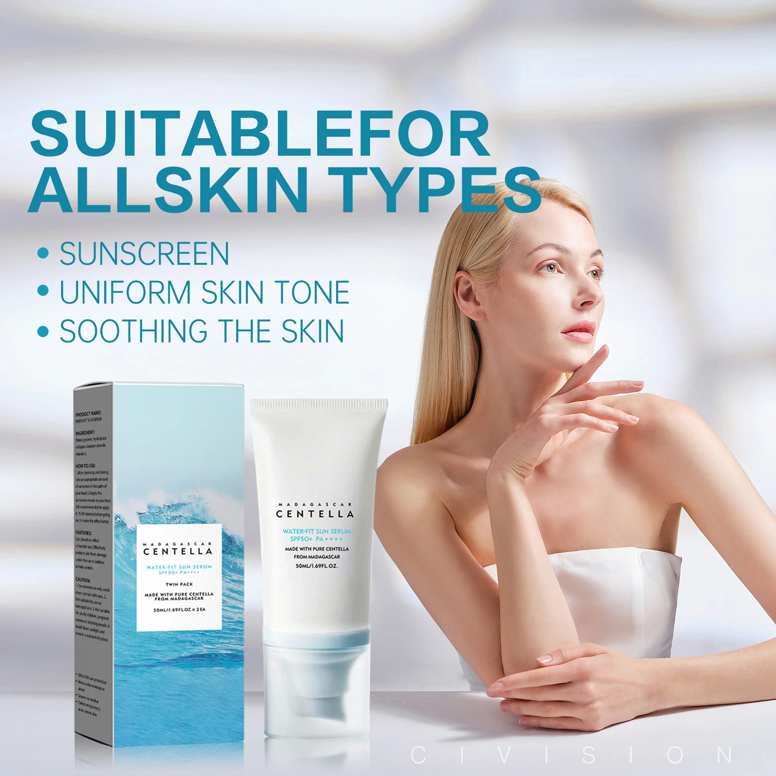 2/1개 SPF50+ 선크림 센텔라 강력한 자외선 차단 - Spf 50 Sunscreen 리뷰 및 가격