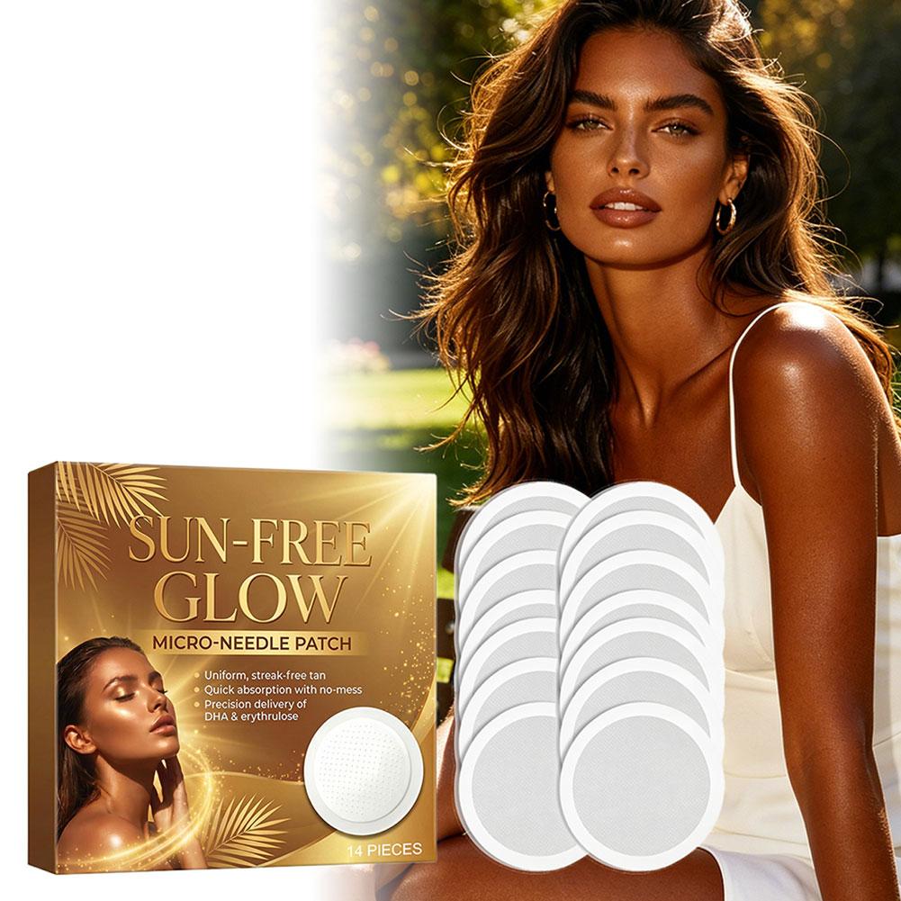 14개입 썬프리 글로우 패치 선리스 태닝 마이크로다트  - Skincare Glow Glowing 리뷰 및 가격