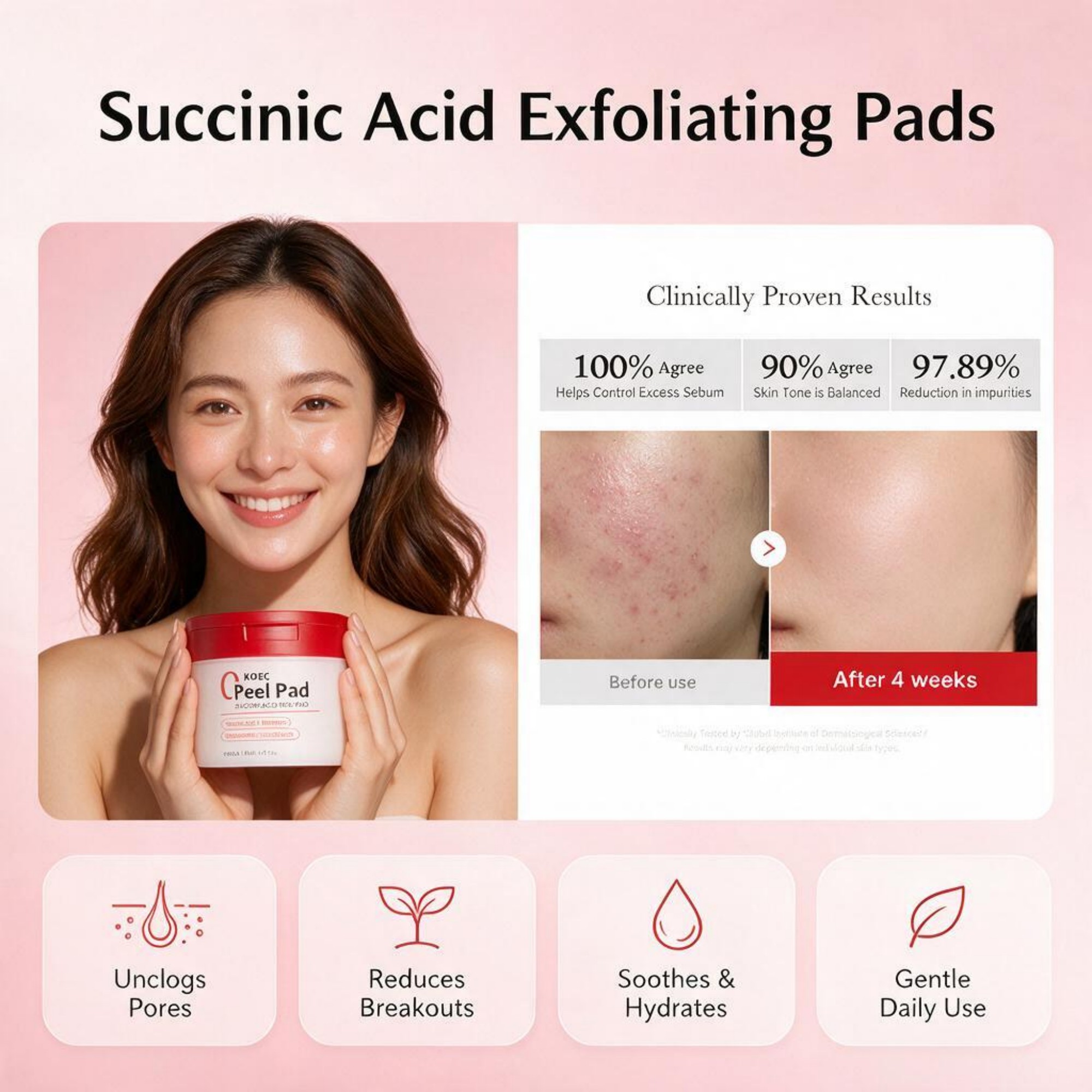 2026 뉴 레드 수키닉 애씨드 & 판테놀 페이셜 필링 - Skincare Non Comedogenic 리뷰 및 가격