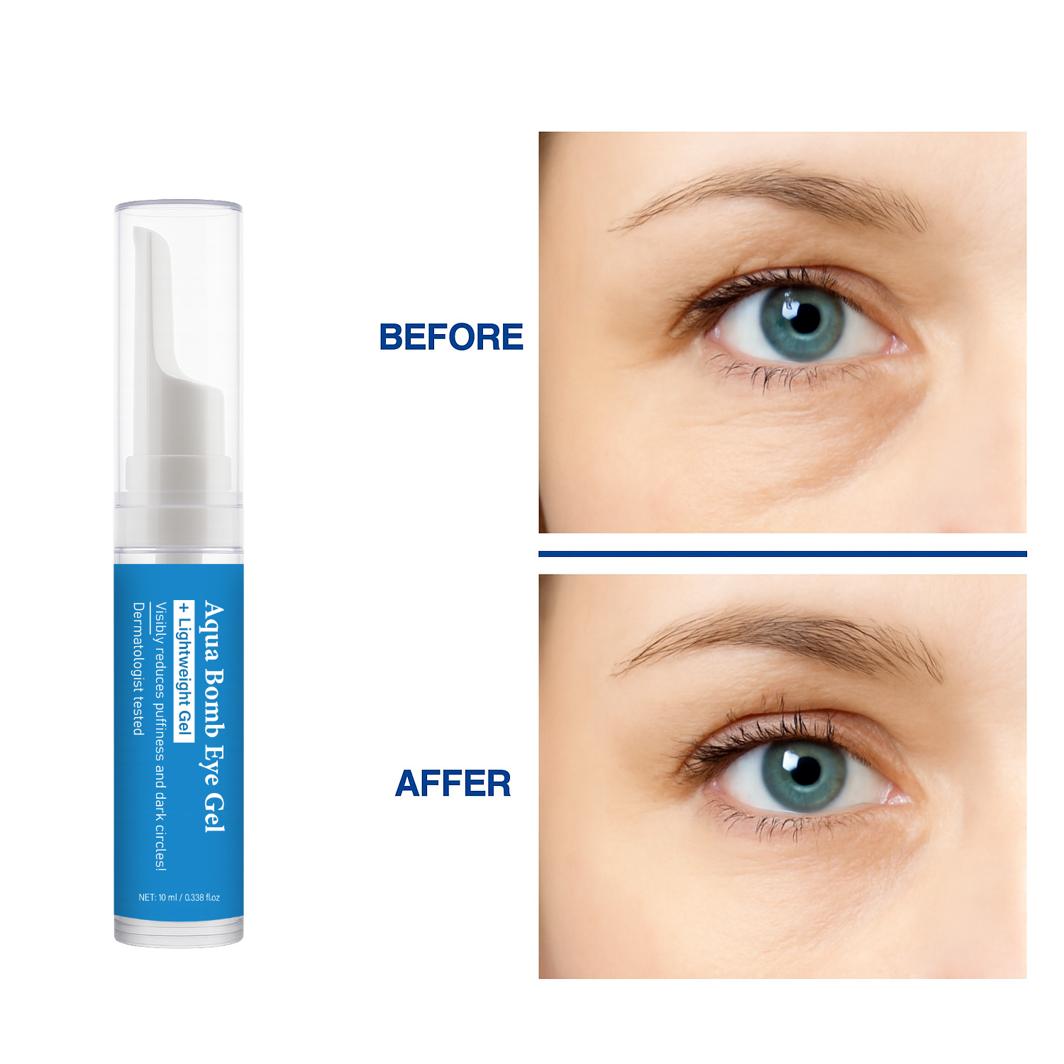아쿠아 쿨링 아이 젤 카페인 & 히알루론산으로 부기 완 - Hyaluronic Acid Serum 리뷰 및 가격